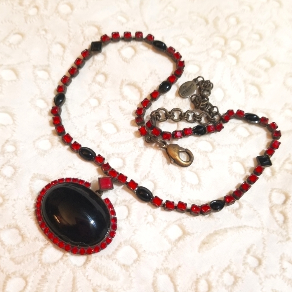 Sorrelli Swarovski Crystal Vintage Necklace - Picture 2 of 7